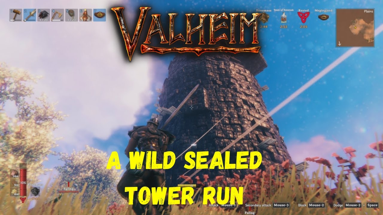Lots of Crazy Things Happened at my First Sealed Tower Run! | Valheim Sealed Tower Clip