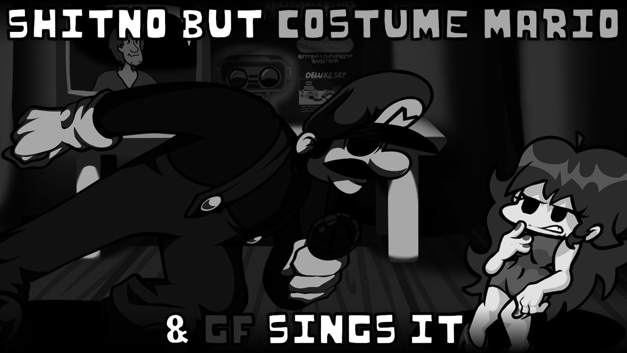 Shitno but Costume Mario & GF sings it | FNF: Hypno's Lullaby cover