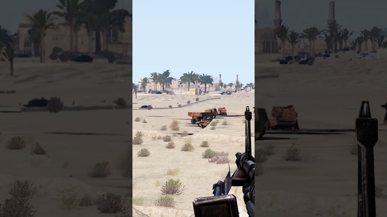 M47 Dragon | anti-tank guided missile | ArmA 3  #gaming #arma3 #military #rocket #war #iraq #shorts