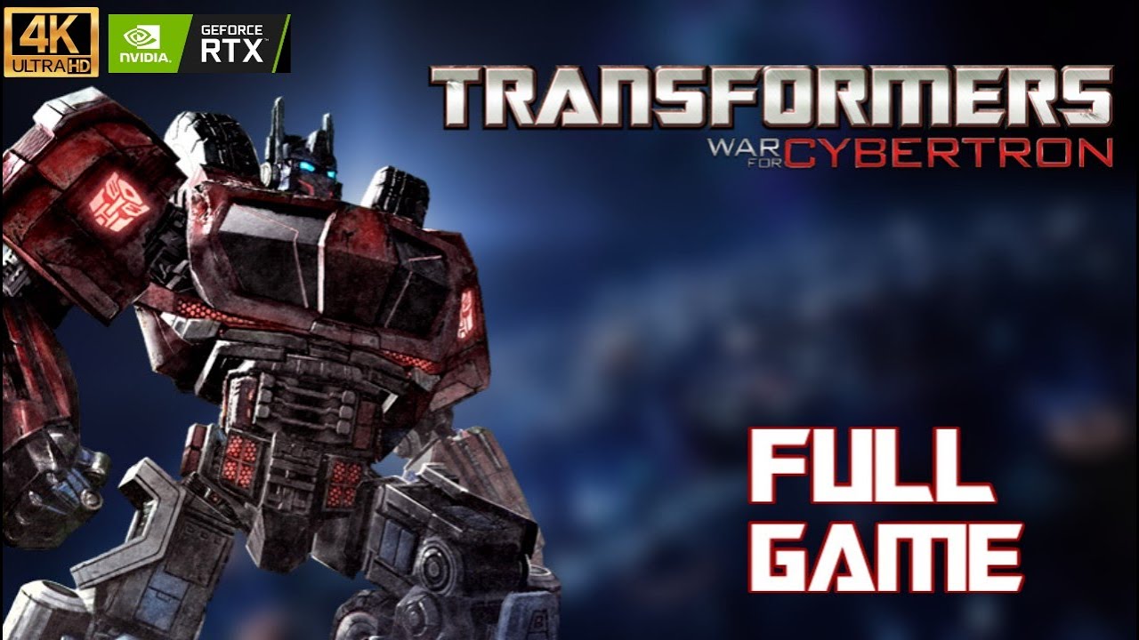 Transformers War For Cybertron Full Game 4k Ultra 60fps Regrade Ray Tracing | No Commentary