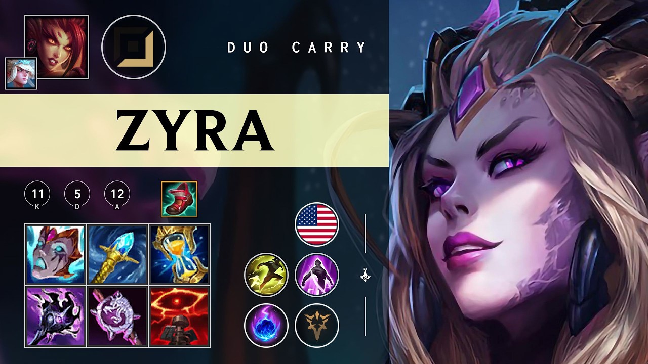 Zyra Carry vs Caitlyn - NA  Patch 26.03