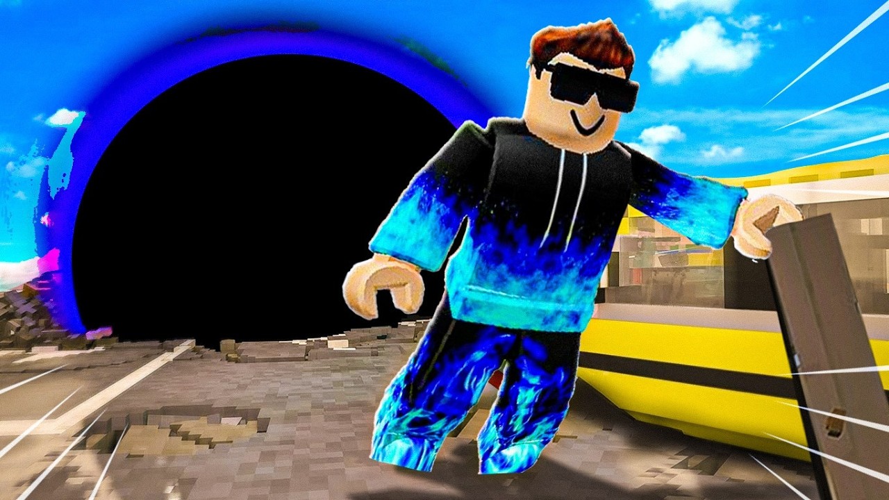 LIPÃO entrou em um BURACO NEGRO no ROBLOX! (Hole Simulator)