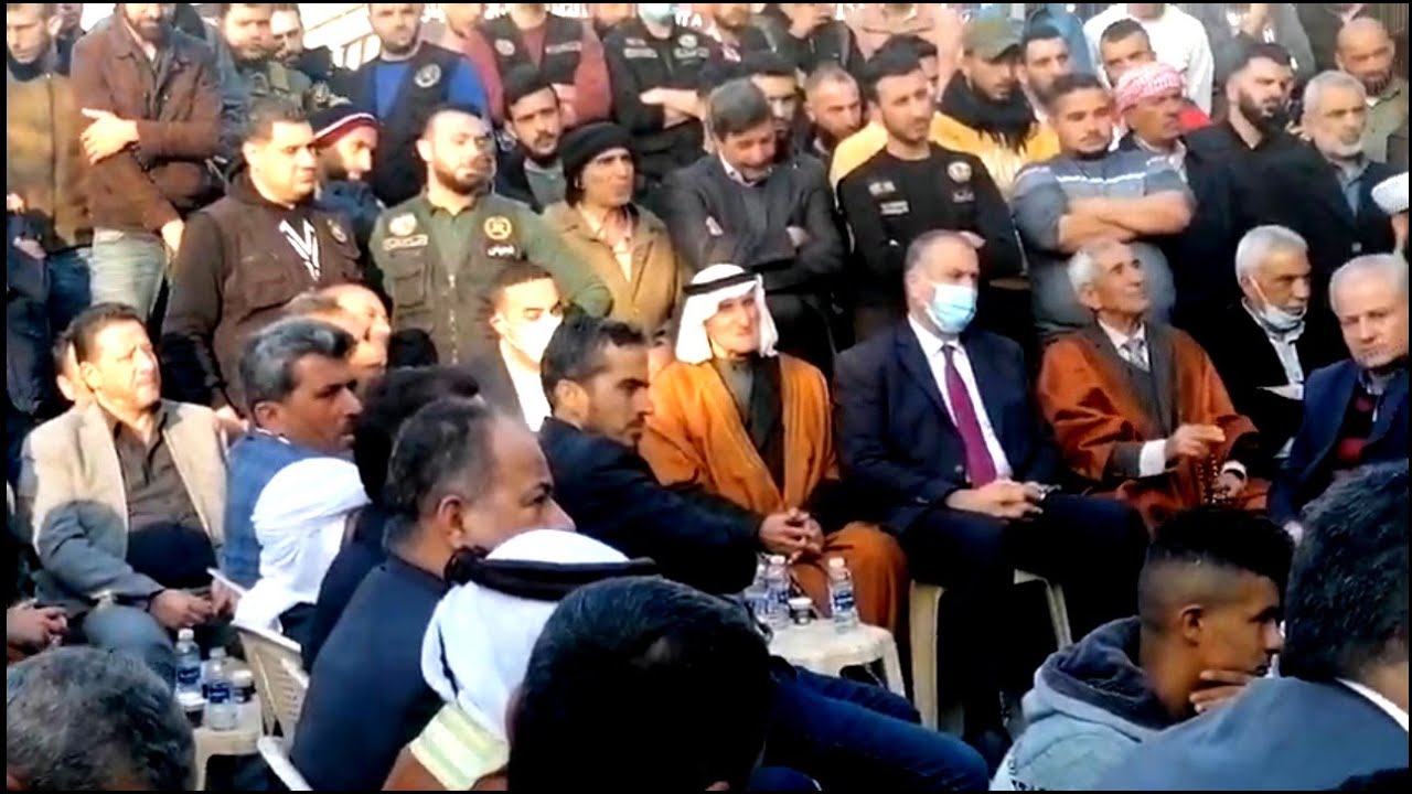 كلمة عشيرة آل سيف العويد يوم صلحهم في دارة آل علم الدين يلقيها الشيخ محمود سيف ٣٠ آذار ٢٠٢١