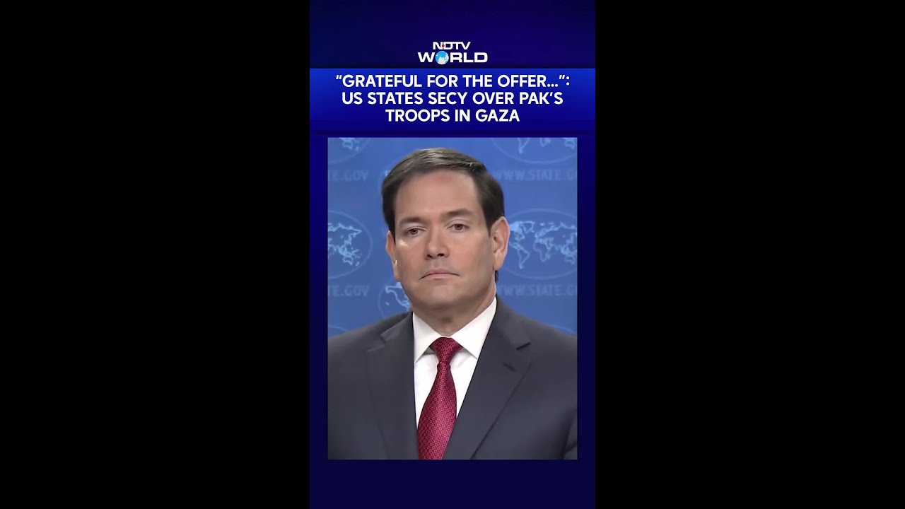 “Grateful To Pakistan For Their Offer…” US States Secy Over Pak’s Troops In Gaza For Peacebuilding