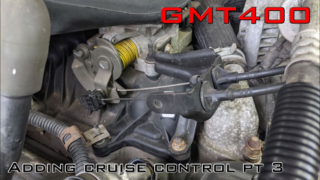 1998 GMC C1500 adding cruise control pt 3 unda da hood