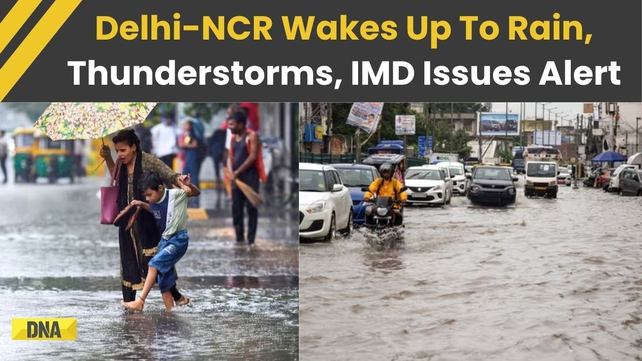 Delhi News: Rain, Thunderstorms Lash Delhi-NCR; IMD Predicts More Showers Ahead | Delhi Rains