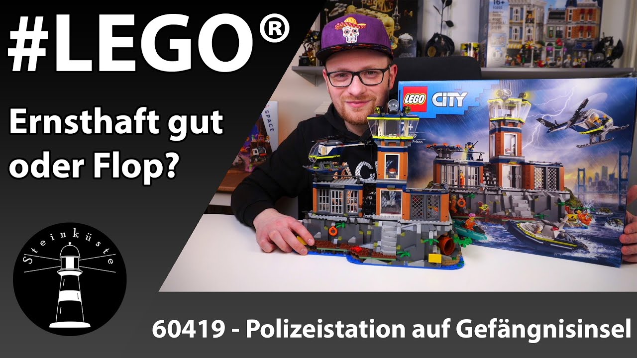 Liefert LEGO® endlich wieder ab? - LEGO® City 60419 - Polizeistation auf der Gefängnisinsel