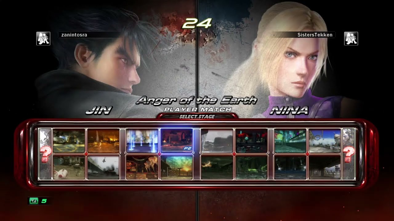 Tekken 6 Online - Nina VS Jin
