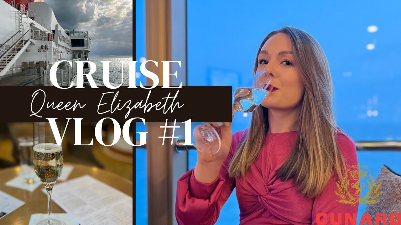 Queen Elizabeth Vlog Day 1 | Embarkation and Exploring | Cunard Line | Sabrina at Sea