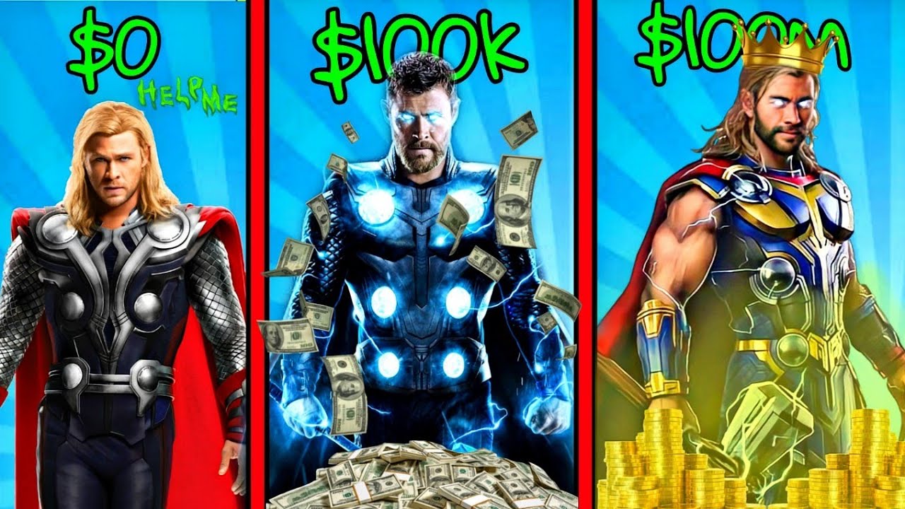 Upgrading POOR THOR Into GOD RICH THOR in GTA 5! (GTA 5 MODS)