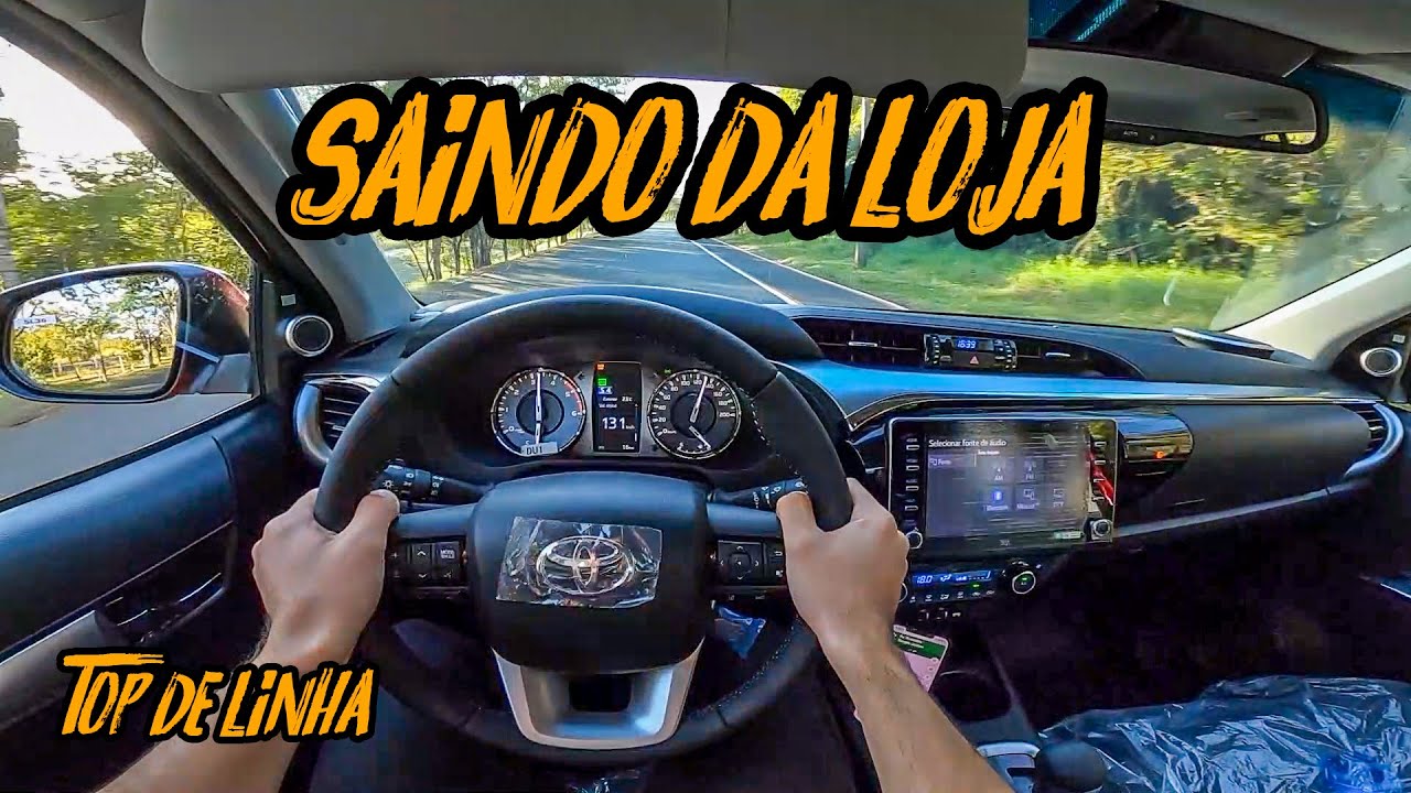COMPREI UMA TOYOTA HILUX 0KM 2021!!😱 PRIMEIRO ROLÊ!