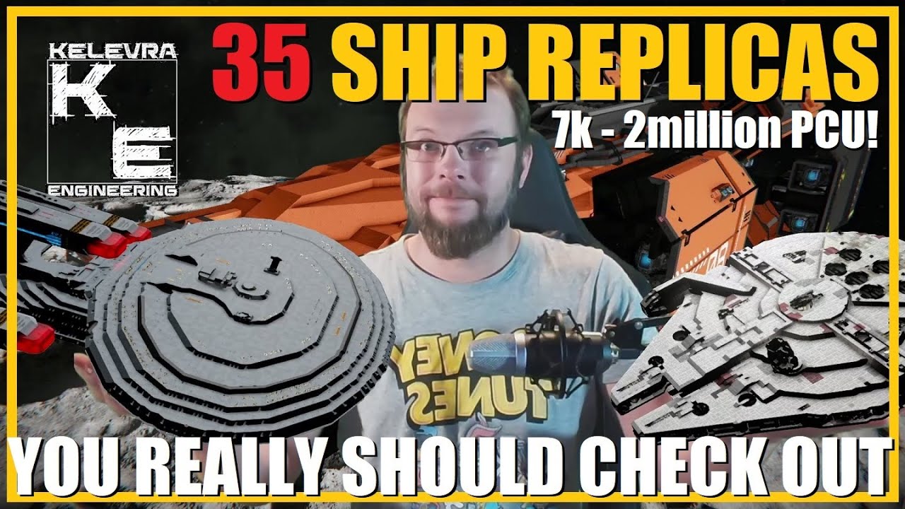 [SPACE ENGINEERS] 35 OF THE BEST SciFi Ship Replicas