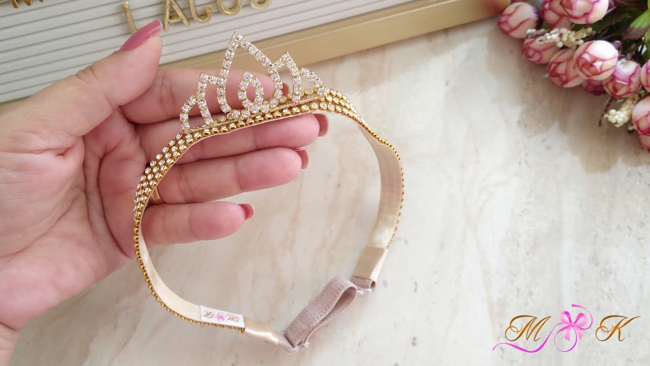 Headband Regulável com Coroa /Kaká Magalhães