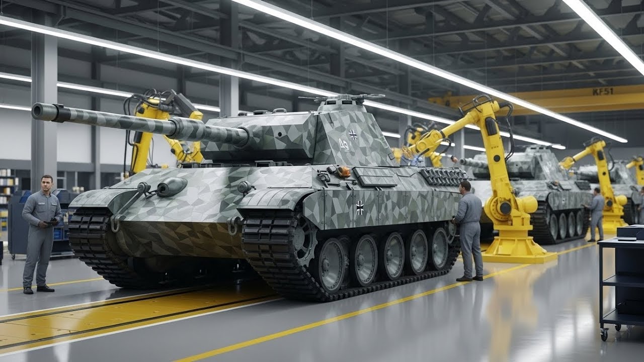 Inside the KF51 Panther Factory: How Germany's New Super-Tank Is Made