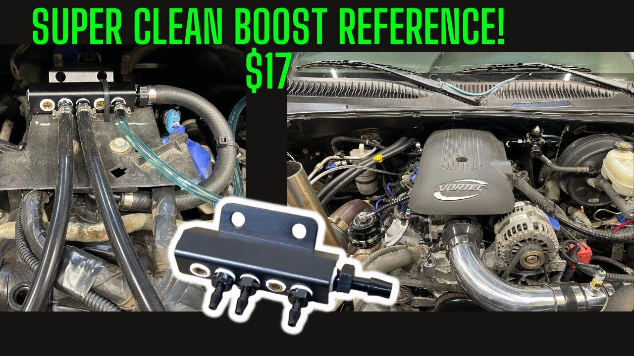 YOUR boosted VEHICLE NEEDS THIS - Turbo 2005 GMC SIERRA vacuum distribution block - SUPER CLEAN