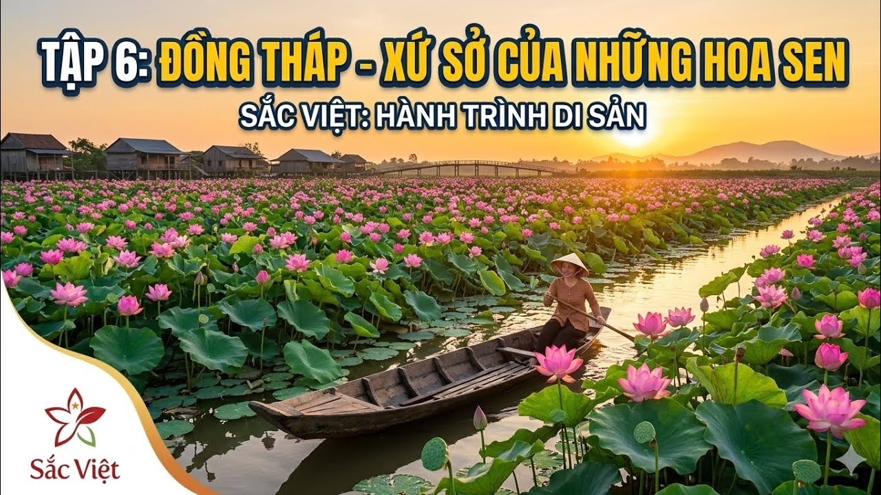 Đồng THÁP - XỨ SỞ CỦA NHỮNG HOA SEN | HÀNH TRÌNH KHÁM PHÁ 63 TỈNH THÀNH - TẬP 6