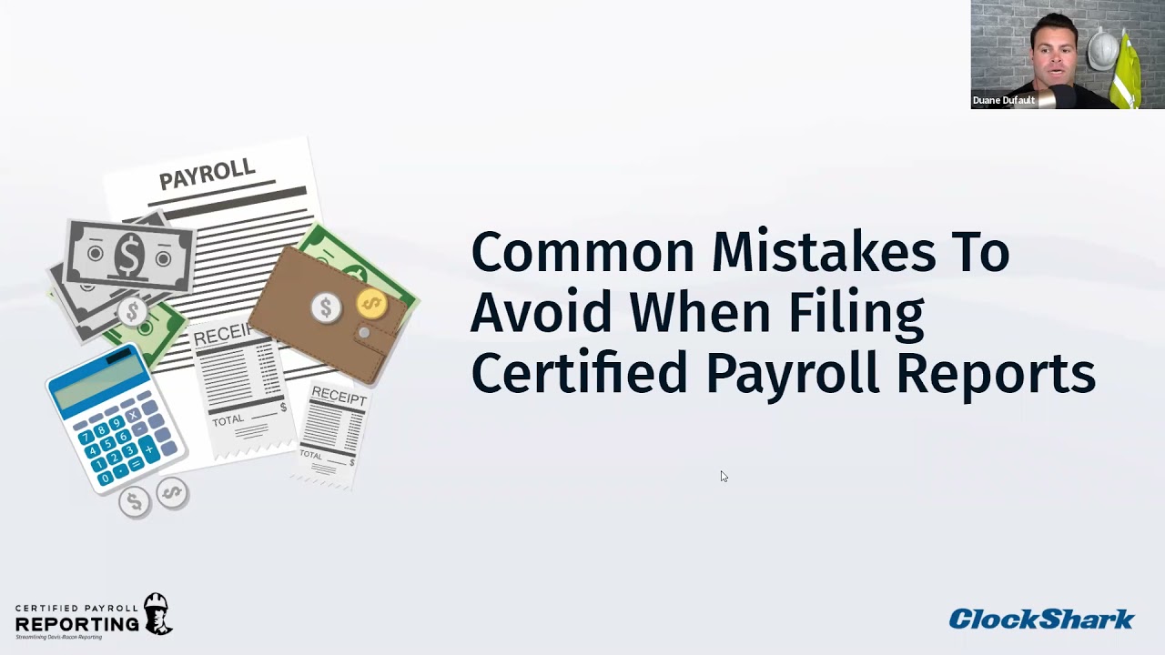 Webinar Replay: How to Nail Certified Payroll and Get Paid for the Work You Do