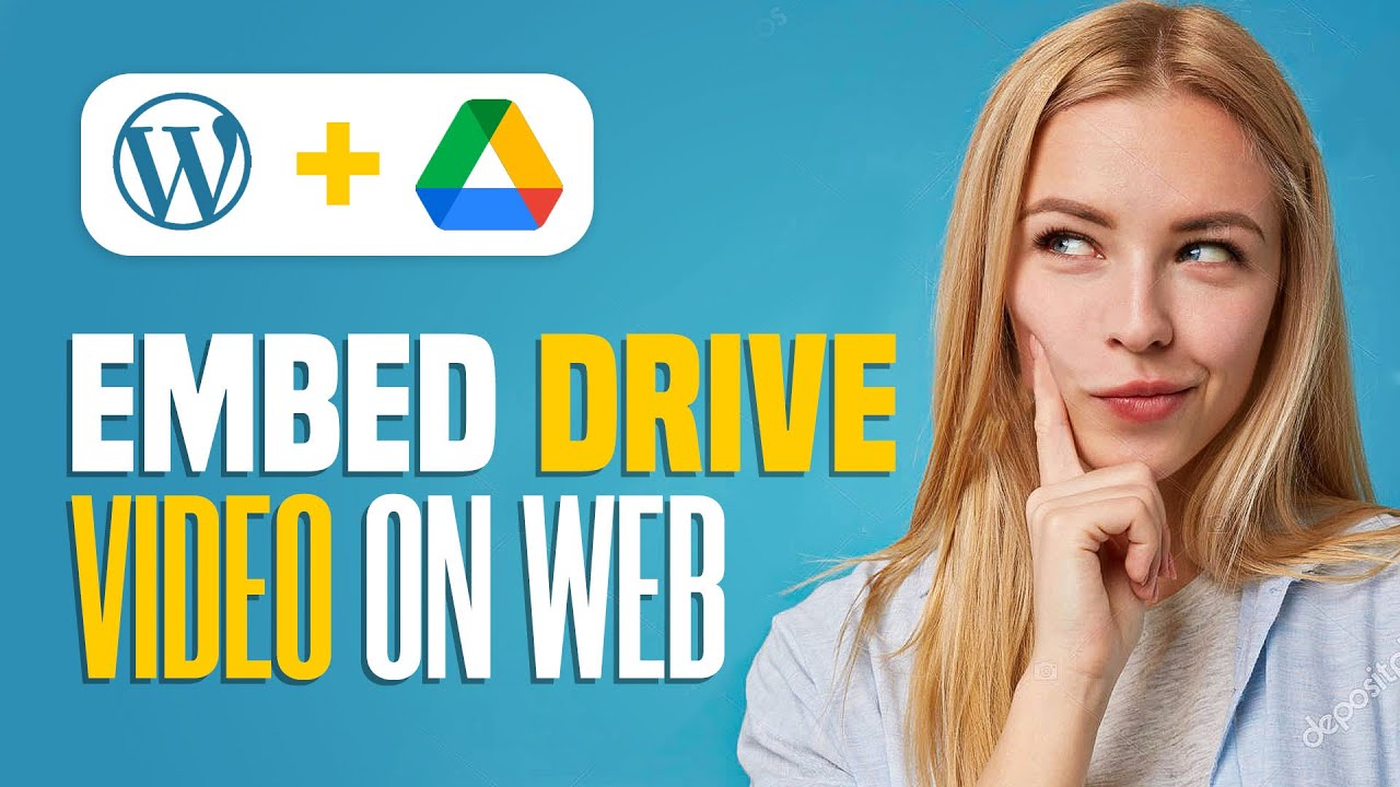 How To Embed GOOGLE DRIVE Video To Your WORDPRESS Website | Quick Guide (2022)