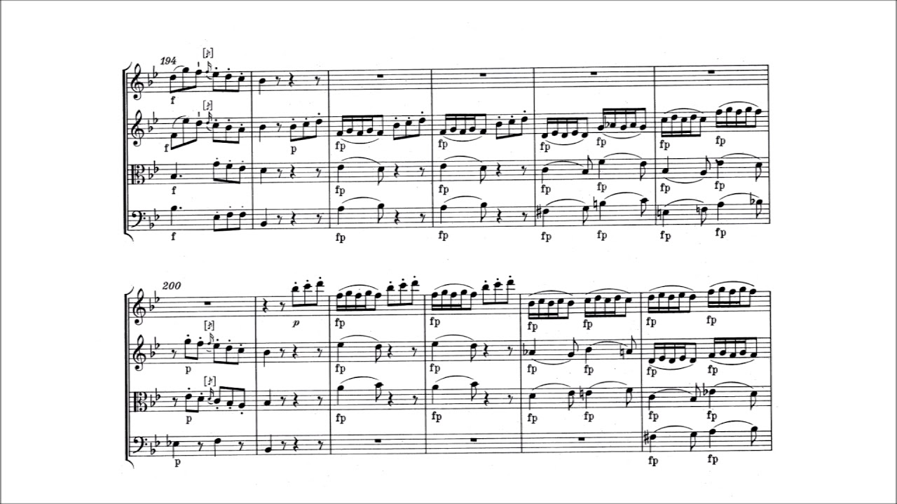 Wolfgang Amadeus Mozart - String Quartet No. 17 