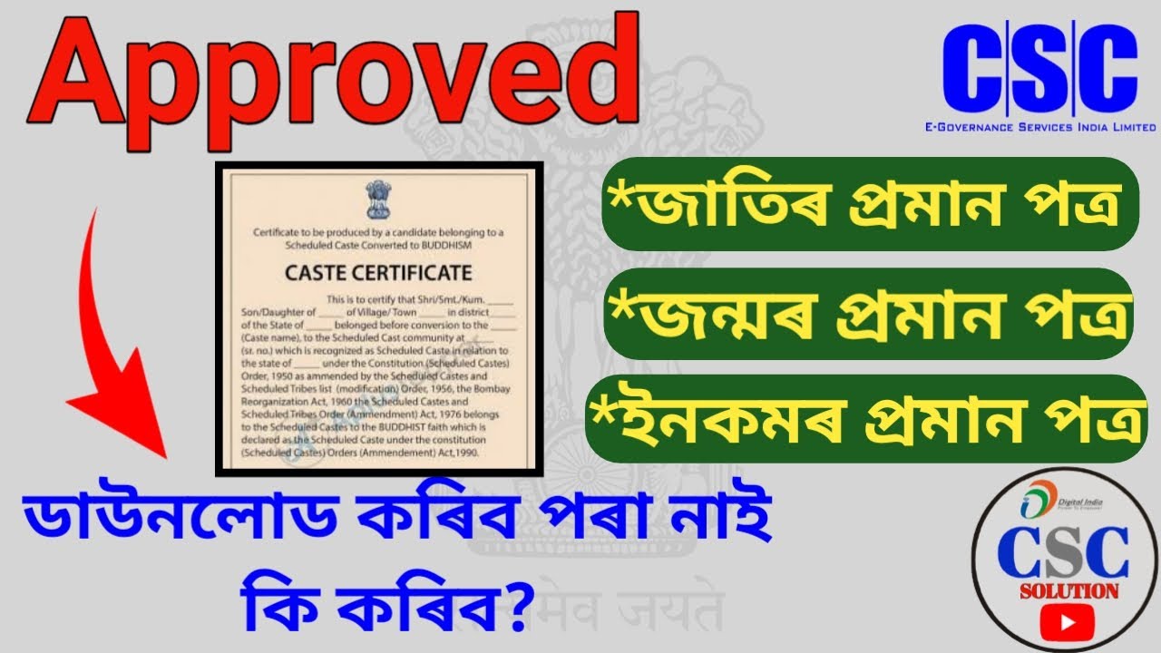 Caste Certificate download problem | Rtps caste certificate download |Caste no record found solution