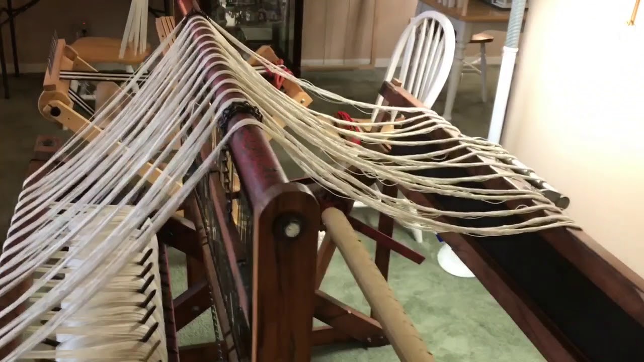 Stringing the Heddles on My Union No.36 Loom