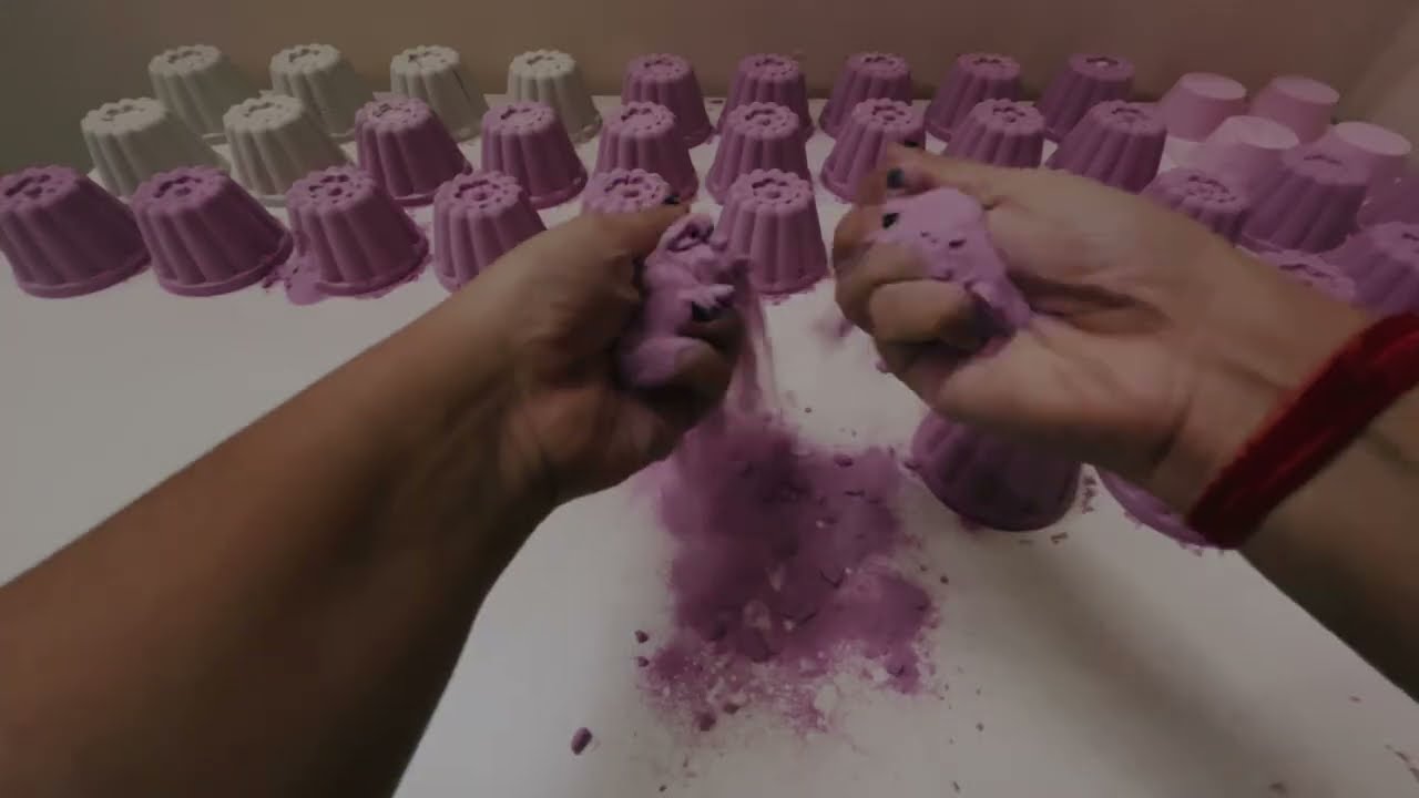 2 Colour Super Crunchy ASMR | Baking Soda