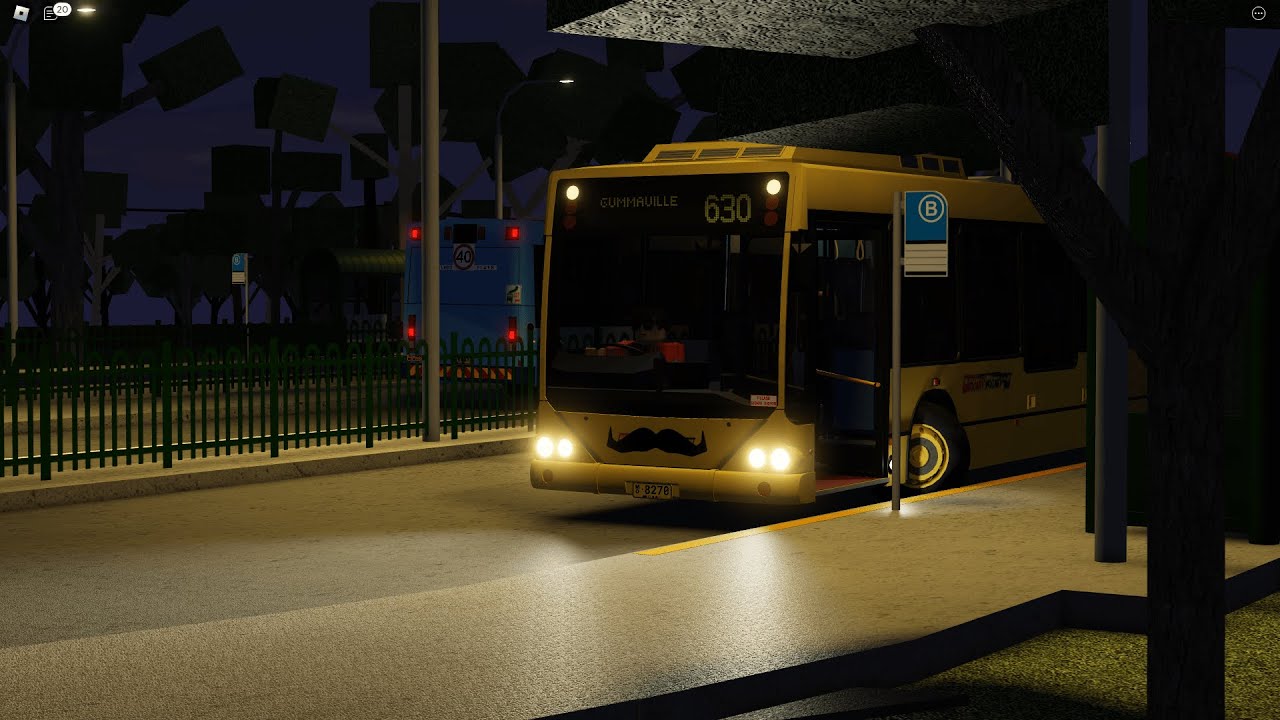 Roblox Buses of NSW Route 630 Volvo B10BLE CB60