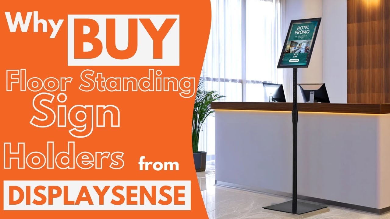 Floor Standing Poster Display Stands | Top Features & Benefits from Displaysense