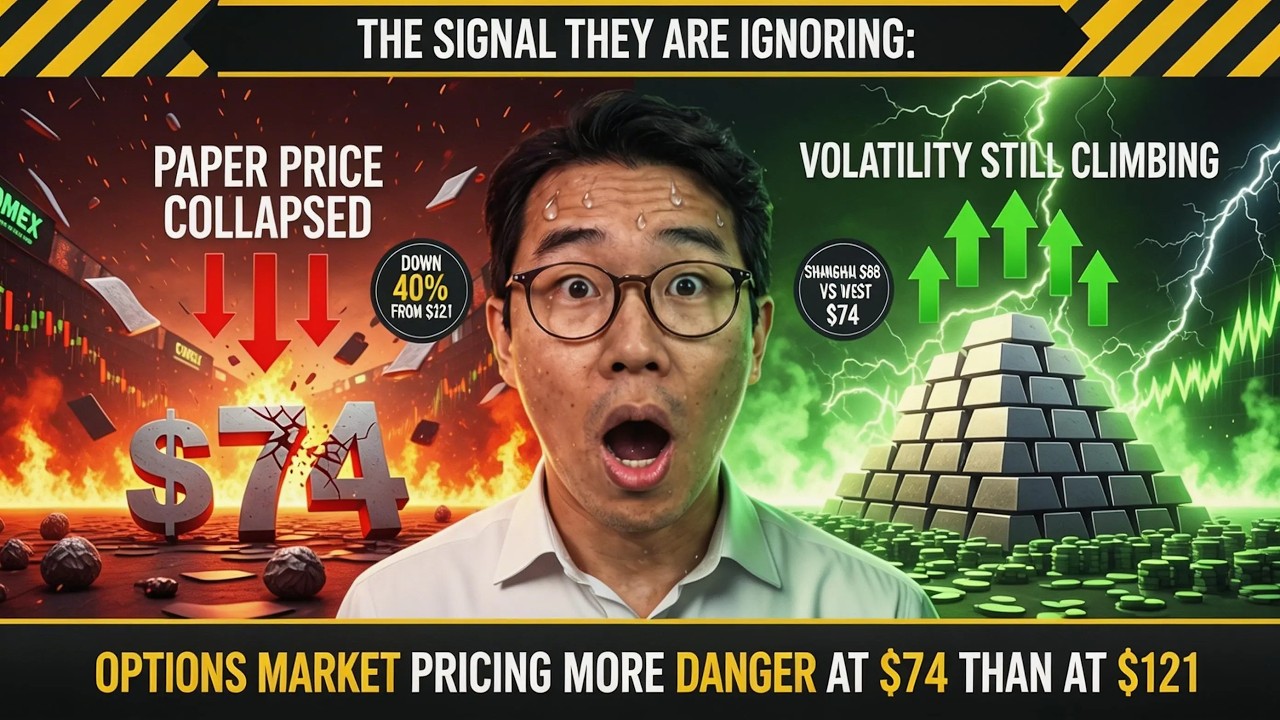 Silver Implied Volatility Elevated Now Than When Price Hit $121