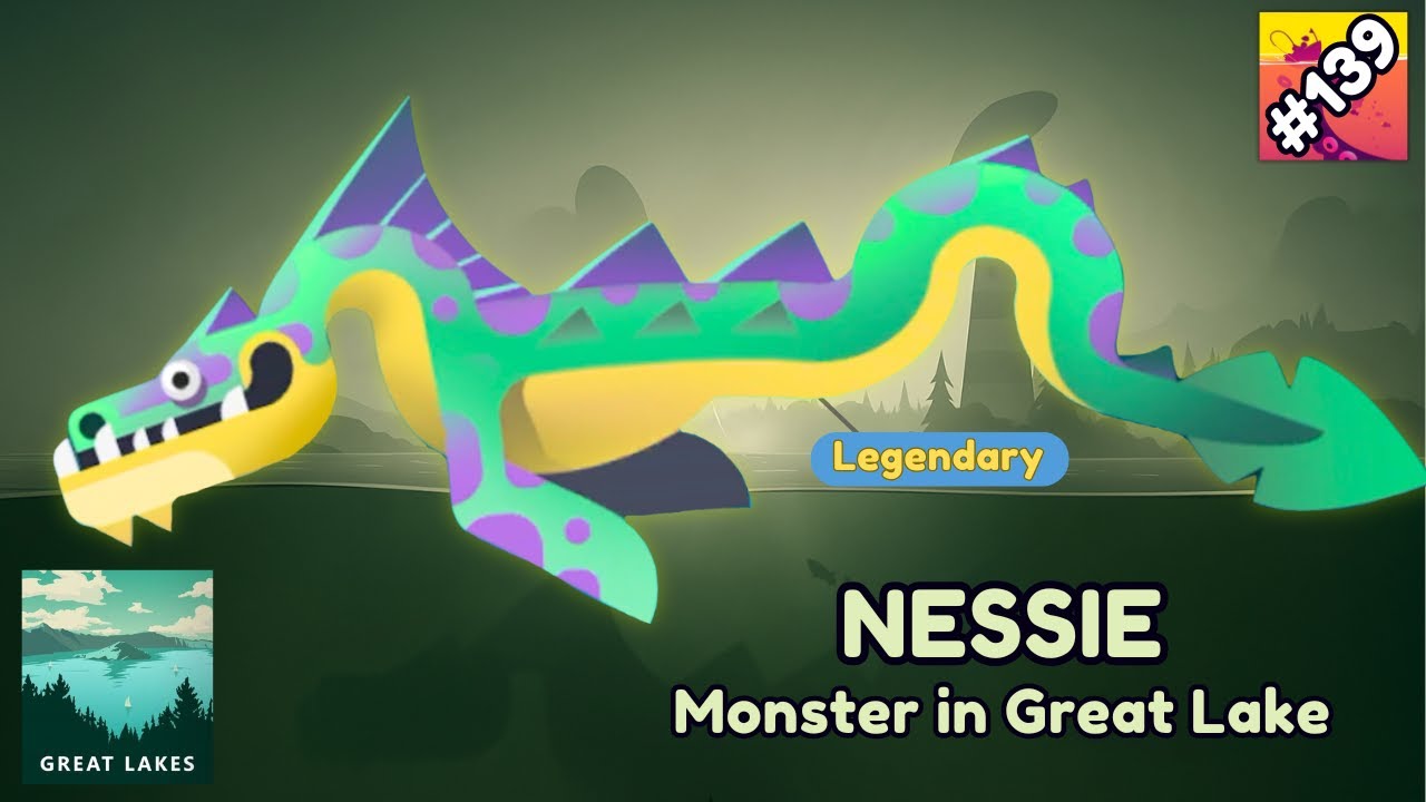 Nessie Monster in Great Lake : Creatures Of The Deep