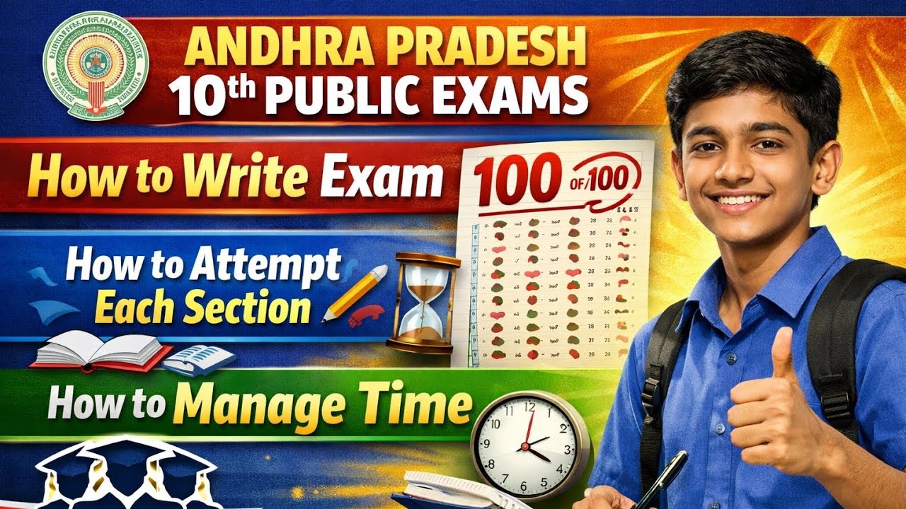 Andhra Pradesh public 10th mathematics strategy||how to gpt 100 out of 100/10th public exams Ap