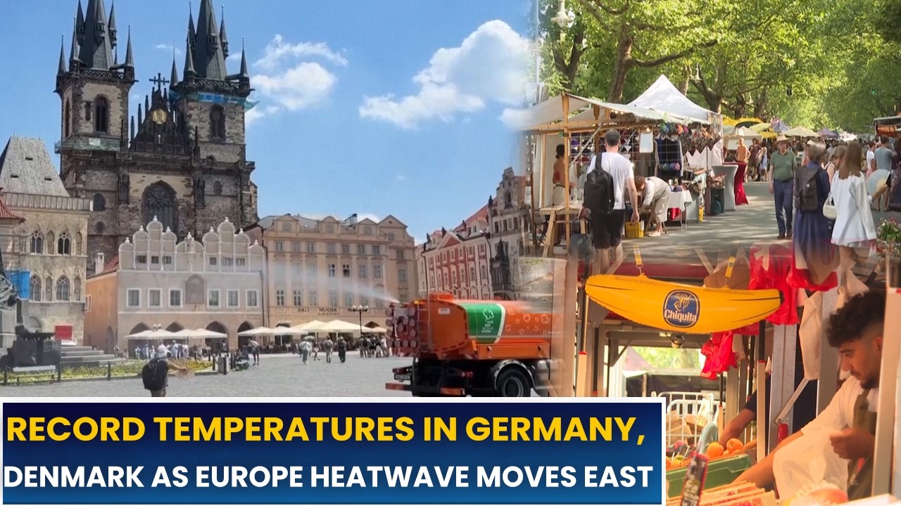 Record temperatures in Germany, Denmark as Europe heatwave moves east | Samaa Global