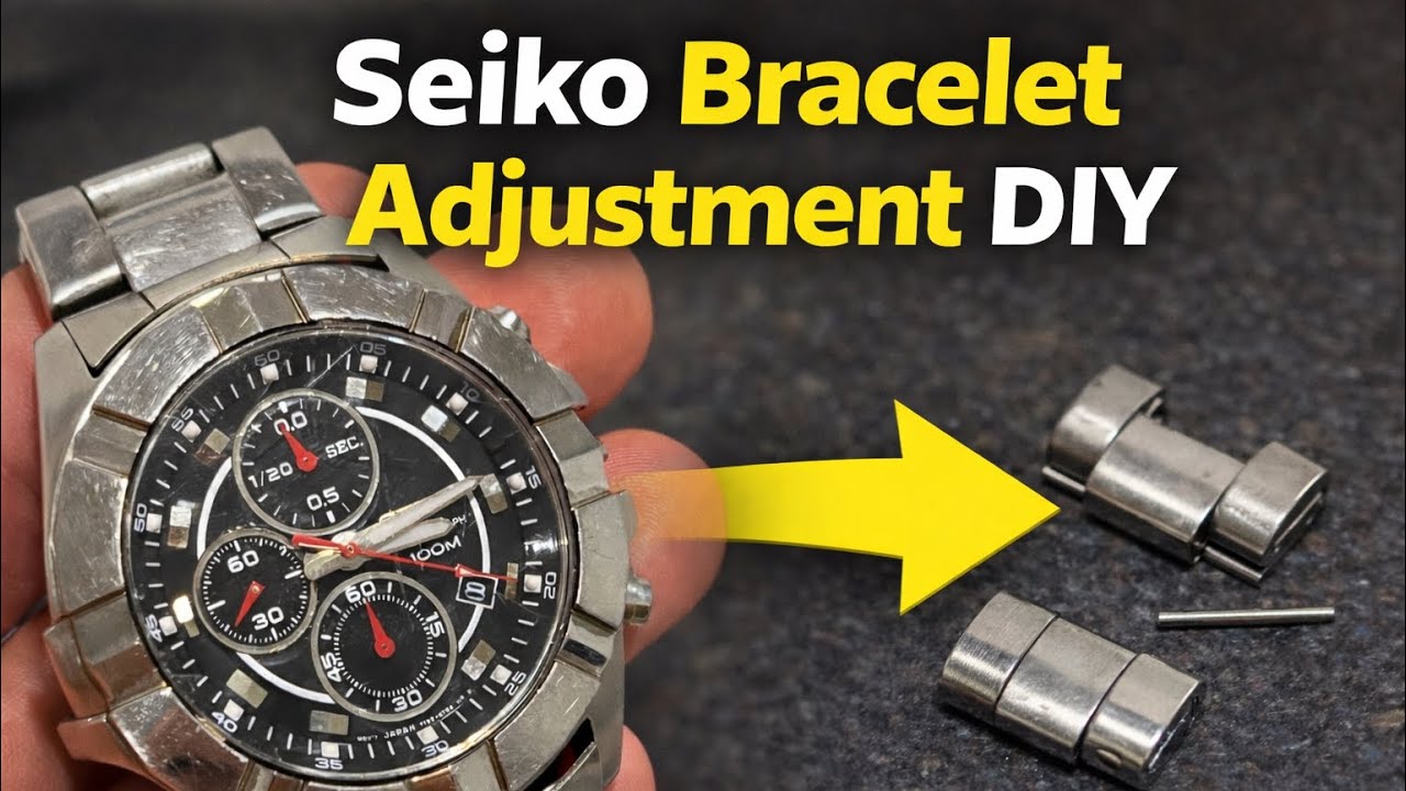SEIKO Bracelet Adjustment | Seiko watch band Resize