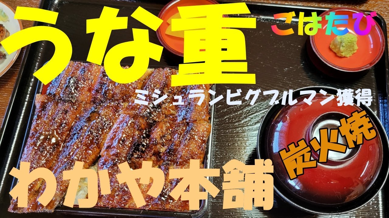 炭火焼うなぎ　わかや本舗　炭の香りがたまらない...ごはたびちゃんねる美味しいのみつけました。