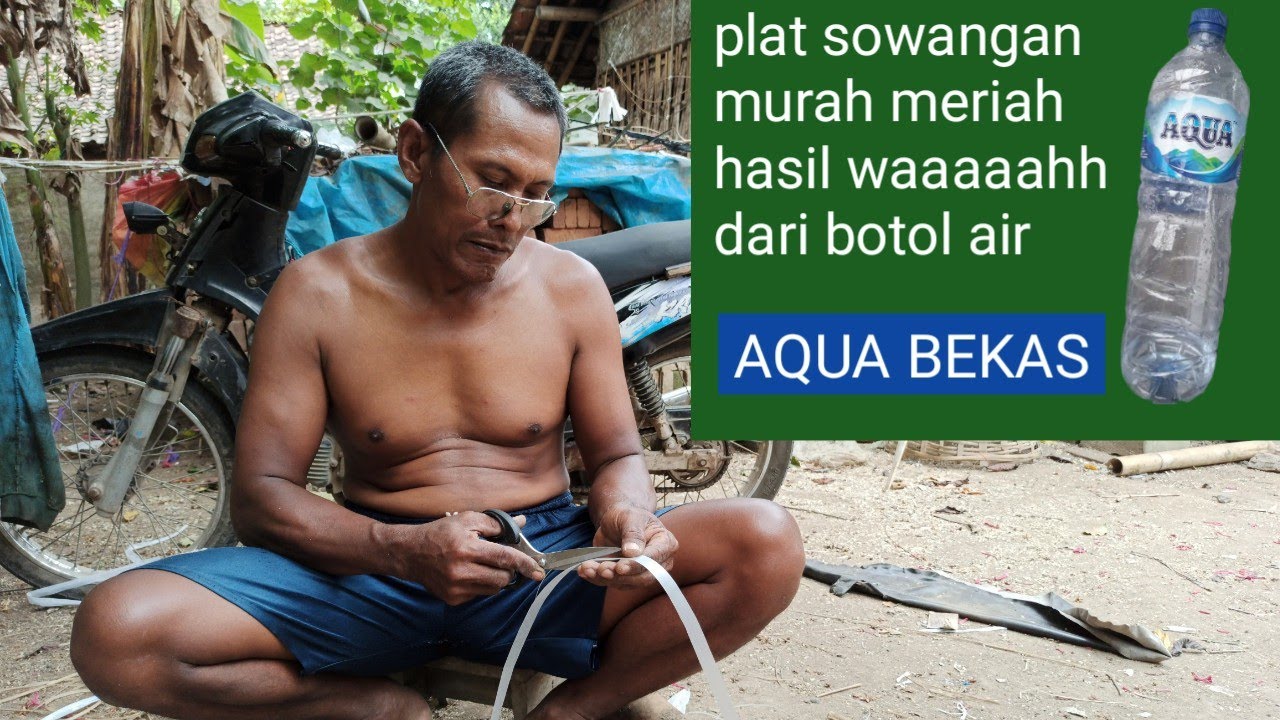 Tutorial membuat sendaren dari botol aqu bekas