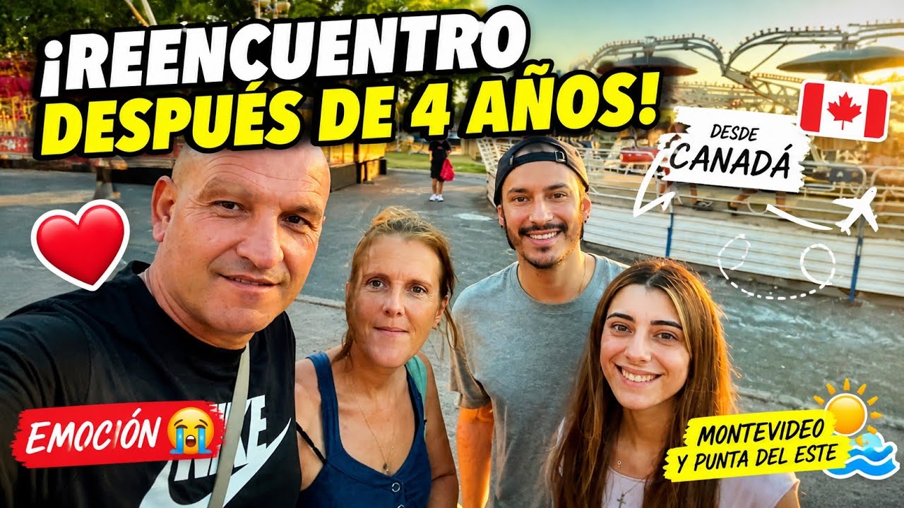 Llegada de nuestra hija de Canadá después de 4 años y vacaciones en Montevideo y Punta del Este 😊🇺🇾