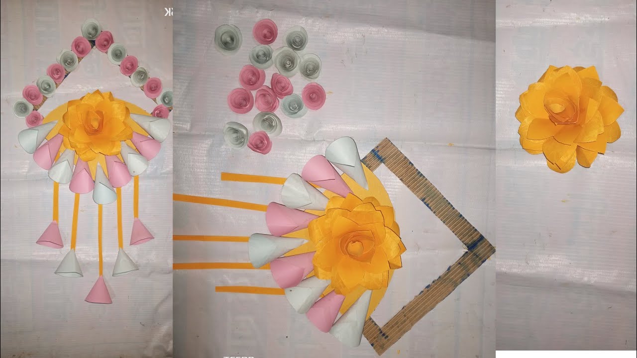 Beautiful pepar craft #peparwallhanging#peparart #peparcrat#youtubevideo#trending 