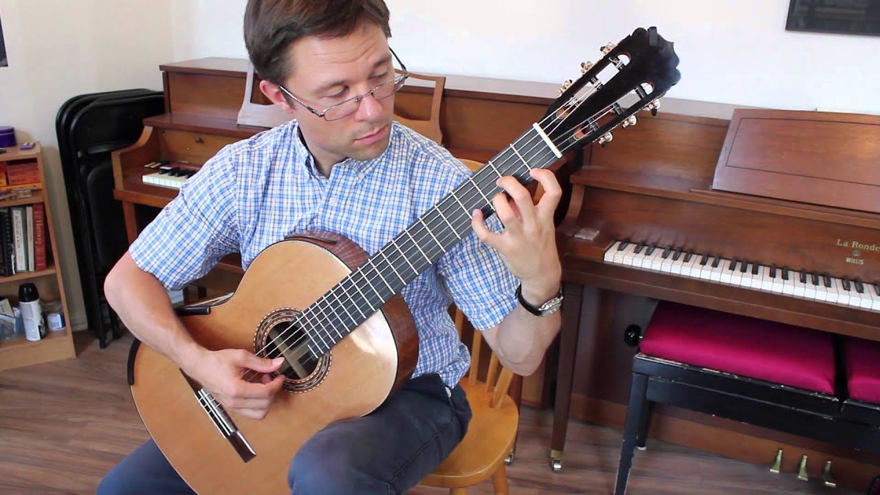 Lesson: Intermediate Left Hand Exercise (Fixed Fingers) for Classical Guitar