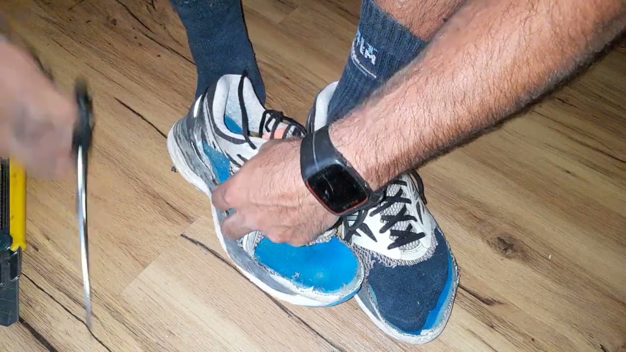 trashing my old Asics workshoe