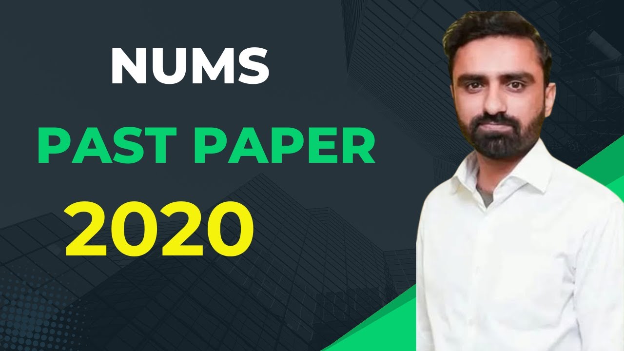 NUMS English Past Paper- 2020