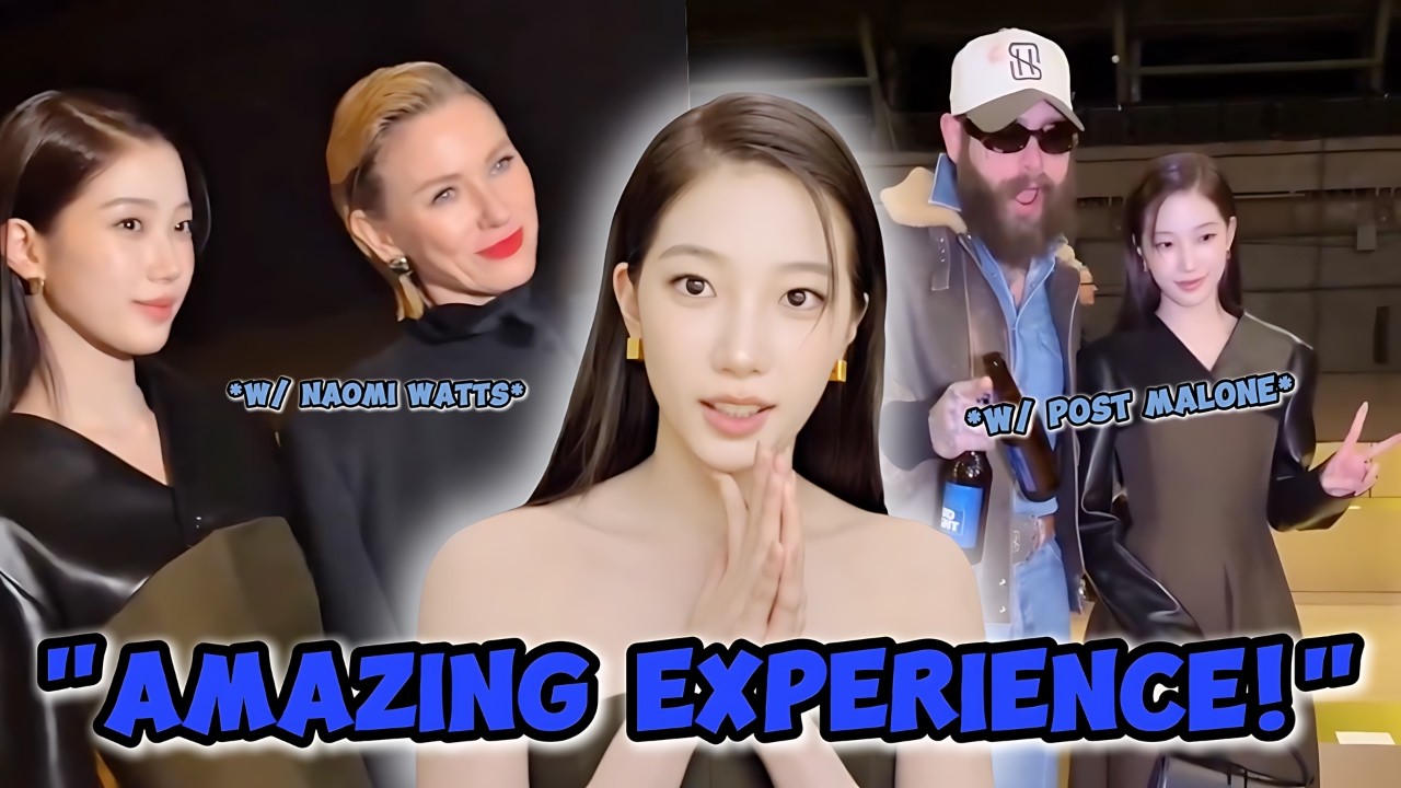 KAZUHA shared her experience at KHAITE’s 2026 show at New York fashion week (ft. Post Malone) 😍