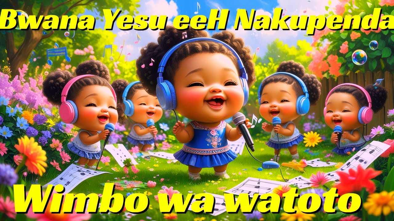 Bwana Yesu Eeh Nakupenda/Wimbo wa Watoto/Katuni za Watoto/Swahili worship song 2025/katuni za nyimbo