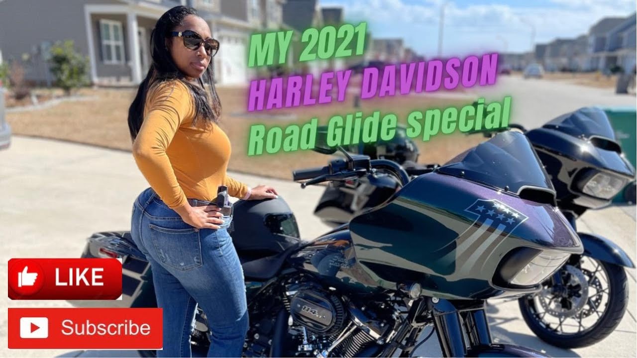 My 2021 Harley Davidson Road Glide Special (Snake Venom) + Short ride around town
