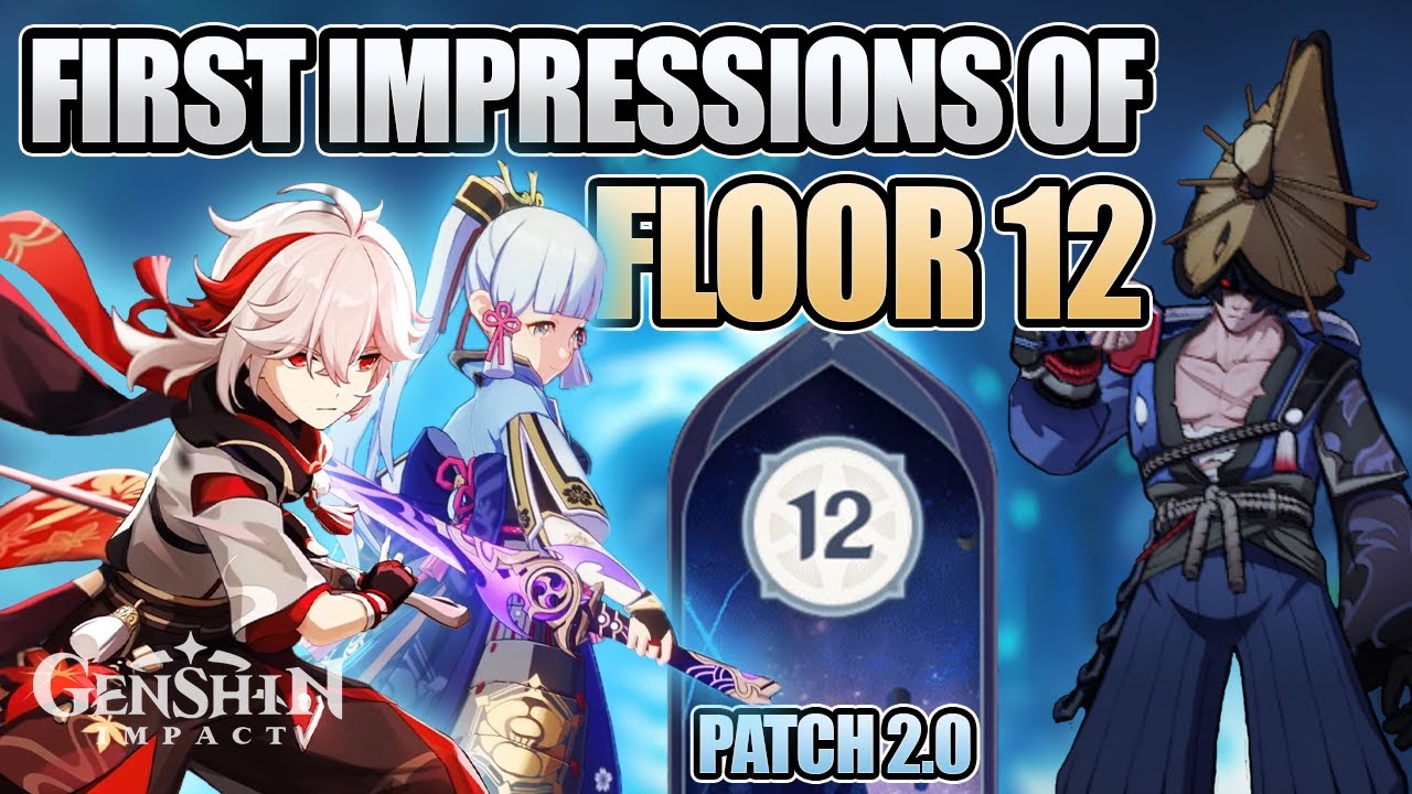 My FIRST RUN of the new 2.0 Spiral Abyss | AYAKA & KAZUHA POV | Genshin Impact