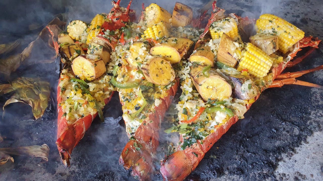 Лучший ЖАРЕНЫЙ ЛОБСТЕР на свете!!!! || Органическое жаркое из морепродуктов Ducky's Ortoire (D.O....