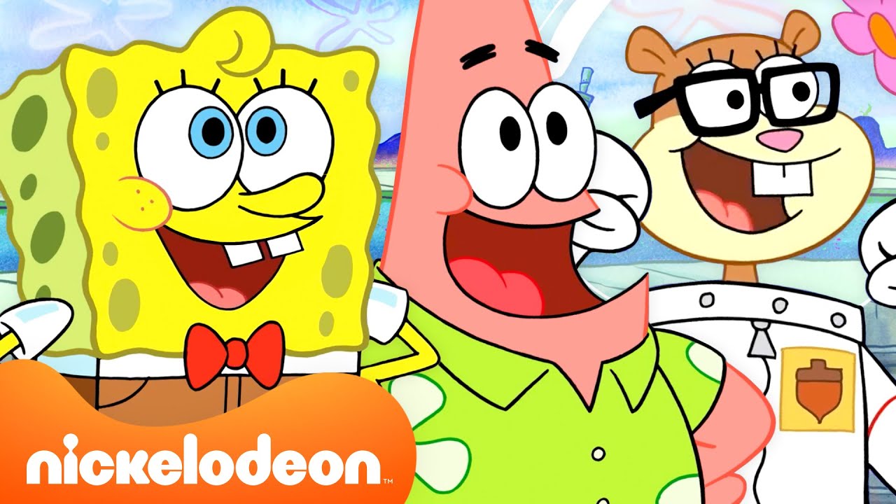 60 MINUTES of the Original SpongeBob Characters in The Patrick Star Show! | @Nicktoons