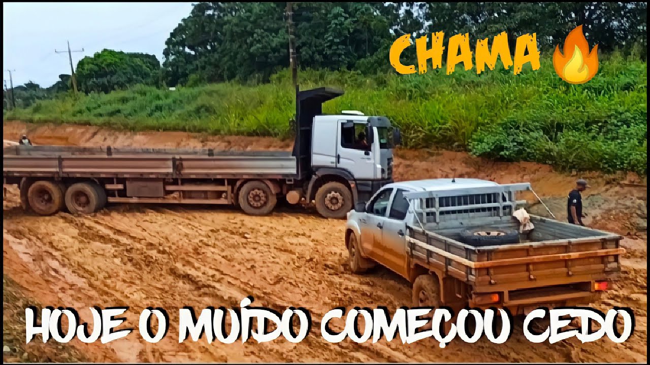 PUXAMOS O ÔNIBUS DA OURO E PRATA ATOLADO TRITON E HILUX PUXANDO A GALERA na TRANSAMAZÔNICA