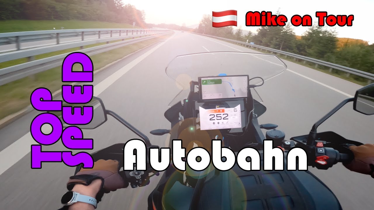 KTM 1290 Super Adventure S TOP SPEED auf der deutschen Autobahn [RAW ONBOARD]