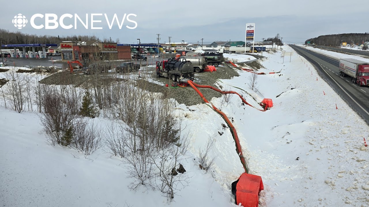 More than 100,000 litres of diesel may have gone into the ground at this N.B. gas station