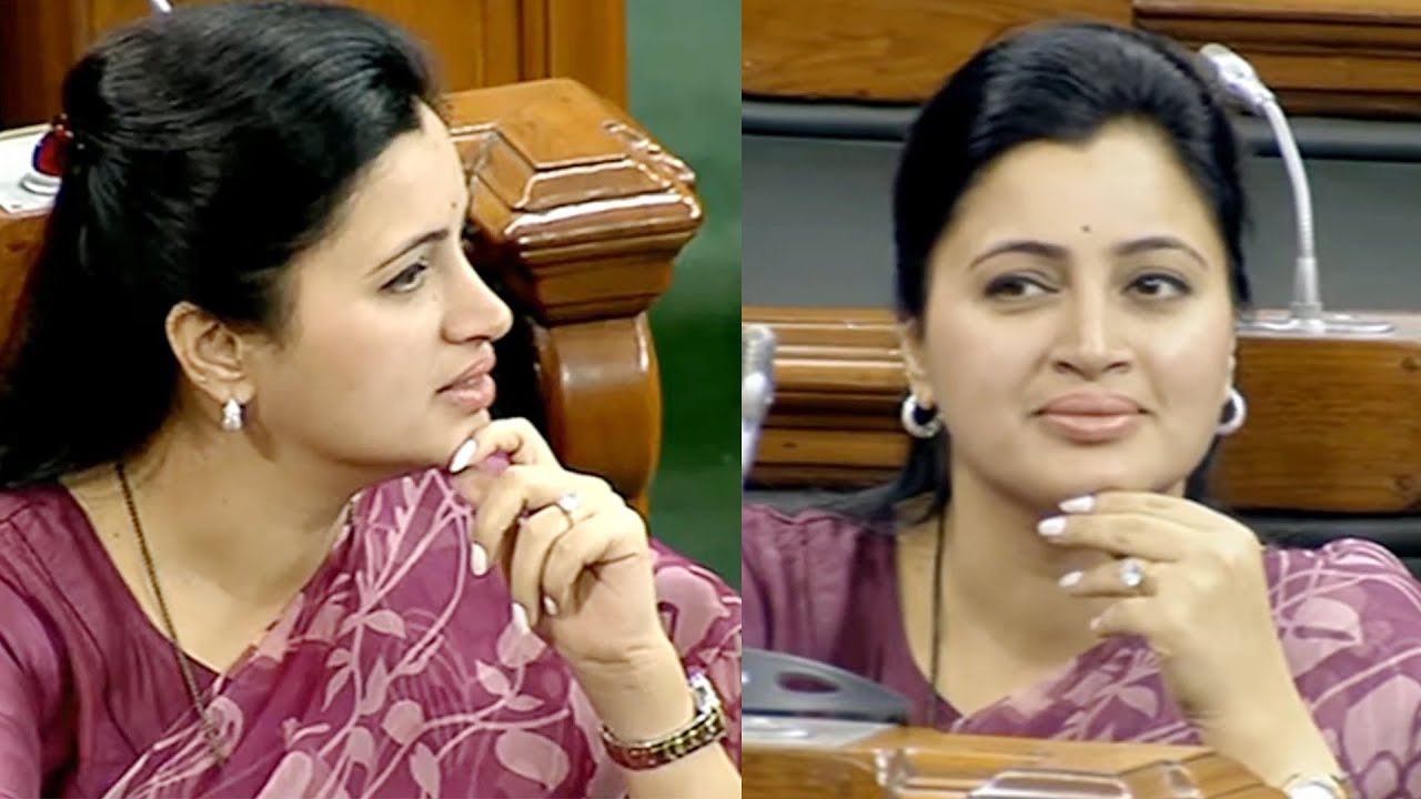 Actress MP Navneet Kaur Visuals At Lok Sabha Budget Session 2023 | MP Navneet Kaur | Qubetv News
